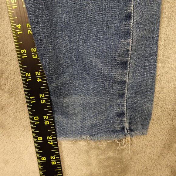 Maurices Jeans High Rise Skinny Women's Medium Short blue stretch - Picture 4 of 12